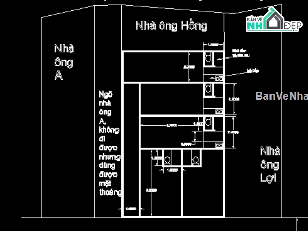 Bản vẽ 7.7x12.5m,bài tập bản vẽ,bản vẽ kiến trúc,nhà trọ miễn phí 7.7x12.5m