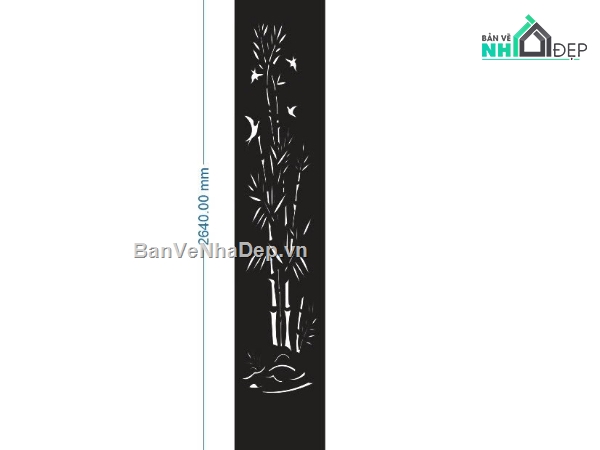 mẫu vách trúc cnc,file cắt cnc vách ngăn cây trúc,vách sắt cnc cây trúc đẹp