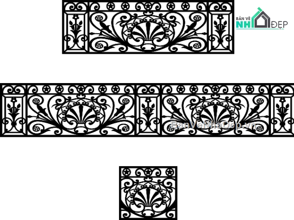 lan can cnc,File lan can cnc đẹp,File dxf lan can cnc đẹp
