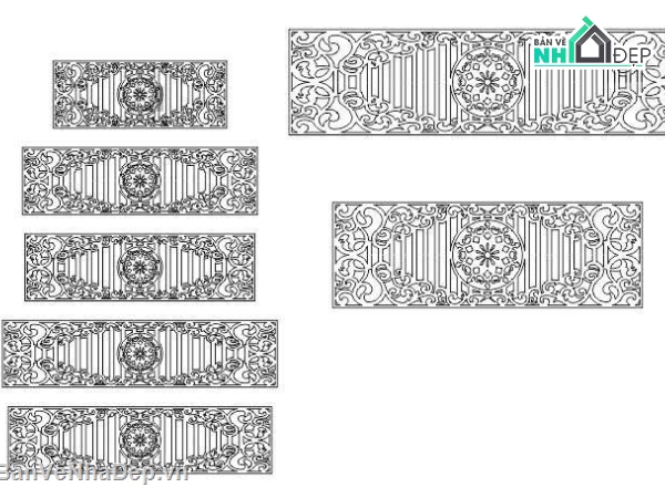 lan can cnc,lan can dxf,File dxf lan can