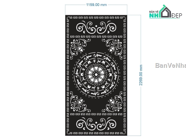 cổng trống đồng cnc,cổng trống đồng,cổng 1 cánh cnc