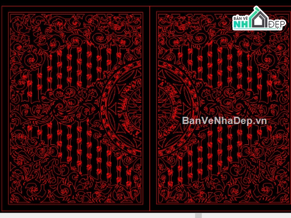 File cổng 2 cánh cnc,mẫu cổng 2 cánh,file cnc cổng 2 cánh,autocad cổng 2 cánh