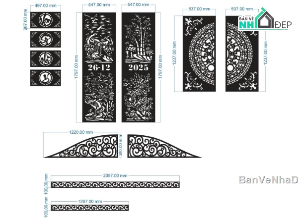 File cổng 2 cánh cnc,cổng tứ quý cnc,cổng tứ quý