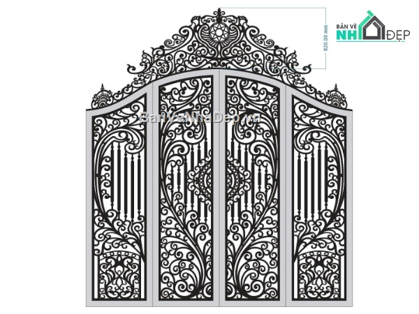 hoa văn cổng,cổng cắt cnc hoa văn,cổng cắt cnc