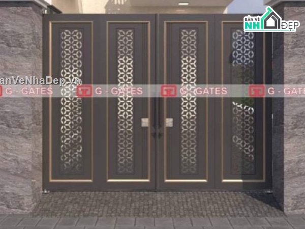 cổng cnc 4 cánh,file cnc cổng 4 cánh,cắt cnc cổng 4 cánh,mẫu cnc cổng 4 cánh