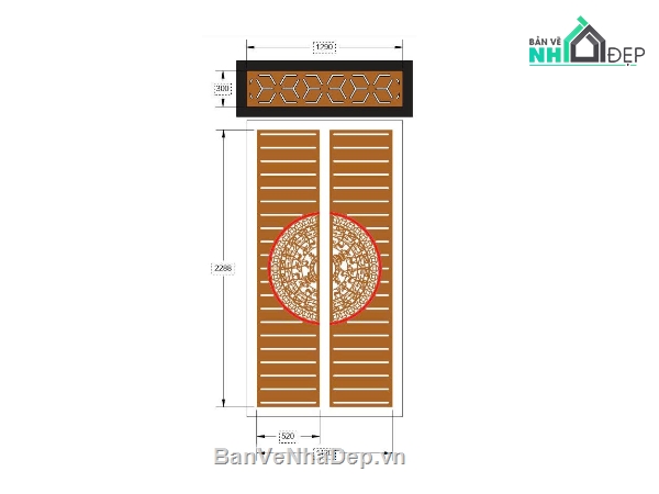cổng 4 cánh cnc,cổng trống đồng cnc,File cổng 4 cánh