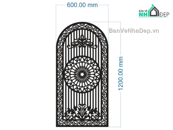 cửa cnc 1 cánh,cửa 1 cánh cnc,hoa văn cửa dxf