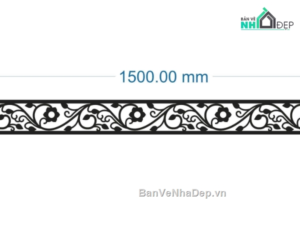 diềm cnc,file cnc diềm,diềm hoa lá,mẫu cnc diềm mái kính