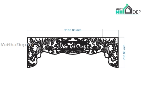 diềm cnc,file cnc diềm,diềm chim phượng