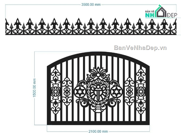 hàng rào đẹp,mẫu cnc hàng rào,file cnc hàng rào