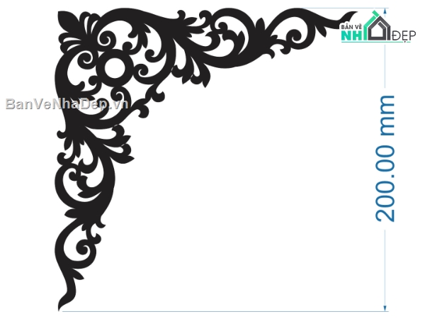 hoa góc cnc,mẫu cnc hoa góc,cnc hoa góc