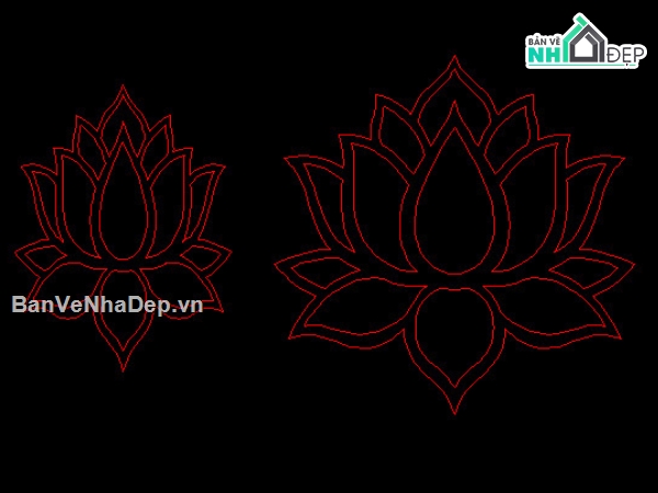 hoa sen cnc,File dxf hoa sen cnc,cnc hoa sen
