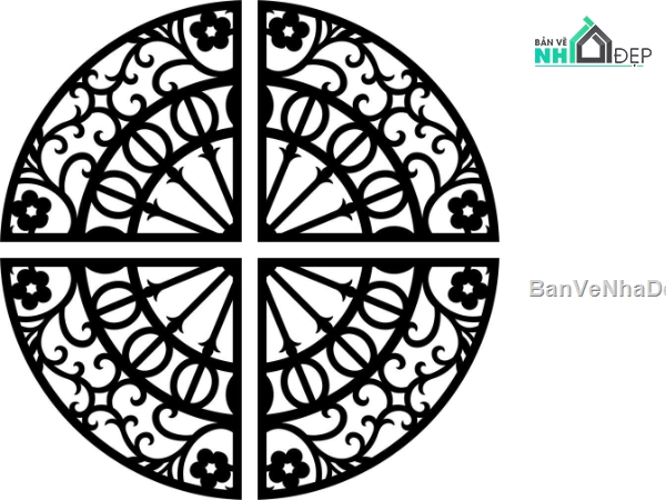 mái kính,File hoa văn,hoa văn cnc