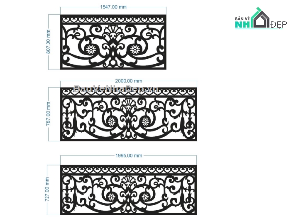 lan can cnc,lan can,lan can đẹp,lan can dxf