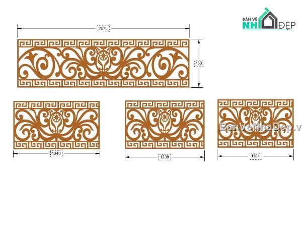 lan can cnc,File lan can cnc đẹp,File dxf lan can cnc
