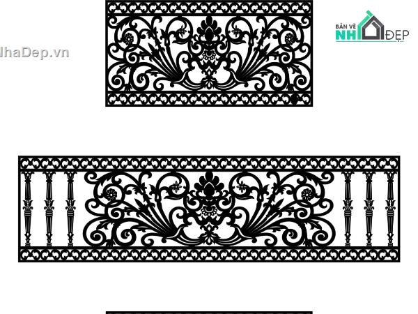 lan can cnc,File lan can cnc đẹp,File dxf lan can cnc,lan can cắt cnc