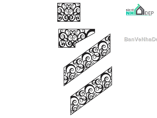 lan can cầu thang,lan can cắt cnc,file cnc lan can,mẫu cnc lan can file cad