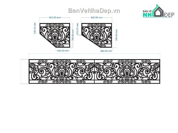 lan can cnc,File dxf lan can cnc,lan can cắt cnc file dxf