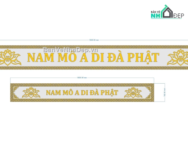 mẫu cnc biển hiệu,mẫu biển hiệu chùa,mẫu dxf