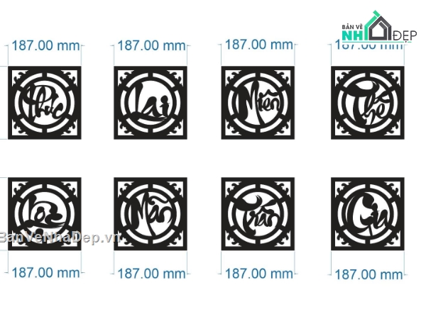 mẫu cnc chữ,cnc chữ phúc,chữ cnc,chữ phúc cnc