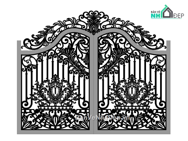 File cổng 2 cánh cnc,mẫu cổng 2 cánh,cnc cổng 2 cánh