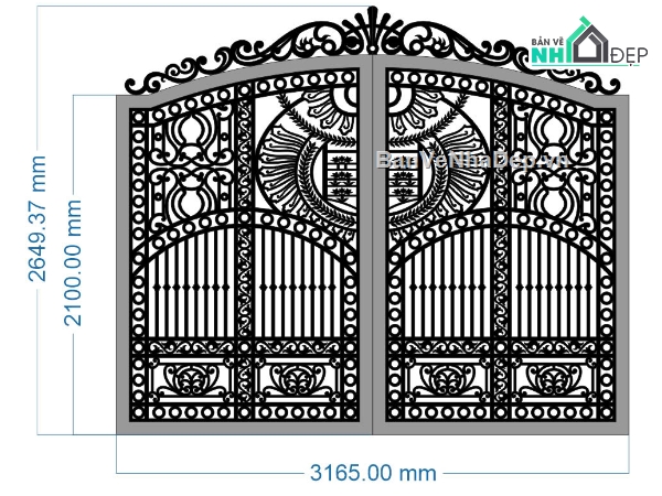 cổng 2 cánh cnc,file cnc cổng 2 cánh,mãu cổng 2 cánh cnc