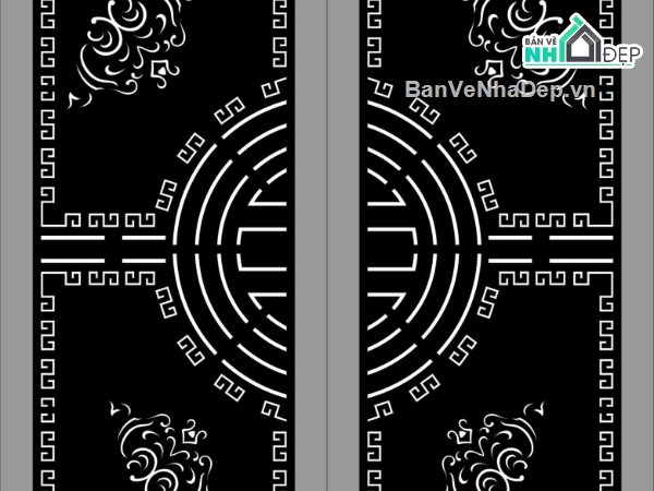 cổng 2 cánh cnc,file cnc cổng 2 cánh,mẫu cnc cổng 2 cánh