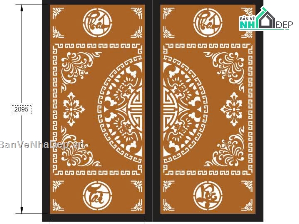 File cổng 2 cánh cnc,mẫu cổng 2 cánh,file cnc cổng 2 cánh