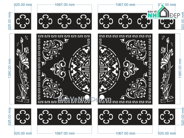 mẫu hoa sen cnc,file cnc cổng 2 cánh,mẫu cnc cổng 2 cánh