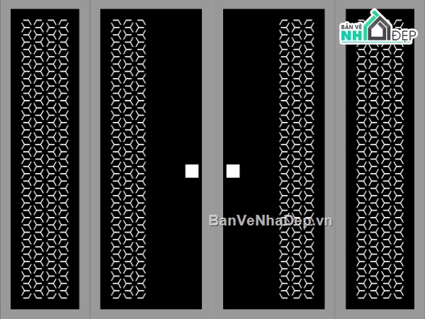 mẫu cổng 4 cánh,cổng 4 cánh cnc,File cổng 4 cánh