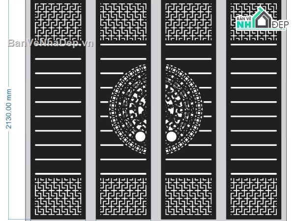 mẫu cổng 4 cánh,file cnc cổng 4 cánh,mẫu cnc cổng 4 cánh
