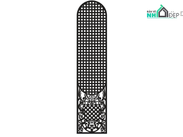 mẫu cổng 4 cánh,cổng 4 cánh cnc,file cnc cổng 4 cánh