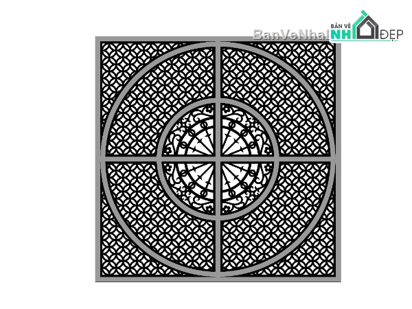 giếng trời cnc,file cnc giếng trời,mẫu cnc giếng trời