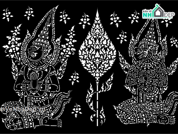 hoa văn chùa cnc,file cnc hoa văn chùa,mẫu cnc hoa văn chùa