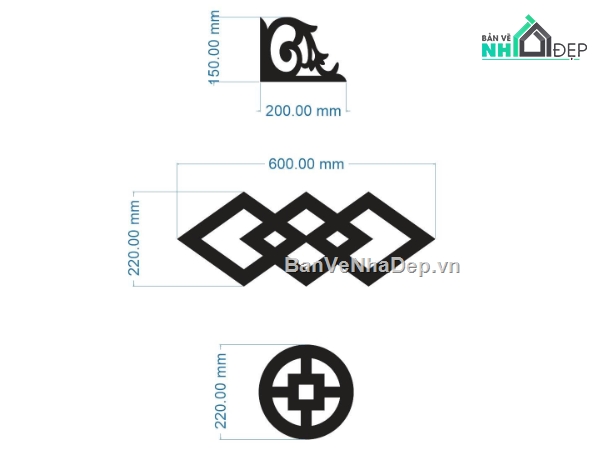 hoa văn cnc,lan can cnc,hoa văn lan can,file cnc hoa văn lan can