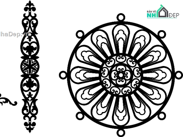 hoa văn cnc,mái kính,hoa văn,file hoa văn mái kính