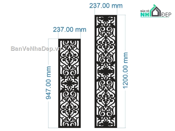 lan can cnc,trụ cnc,file cnc hoa văn trụ
