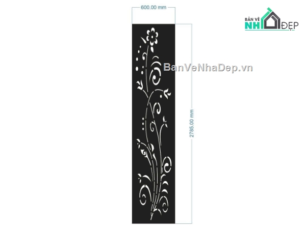 vách cnc,vách cổng cnc,file cnc vách cổng hoa lá