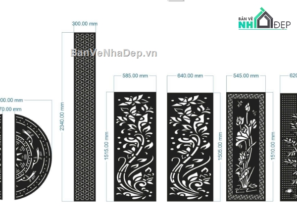 vách cnc,file cnc vách cổng,mẫu cnc vách cổng