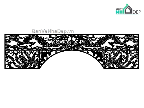 rồng phượng,mẫu cổng,mẫu cnc,cổng tứ linh