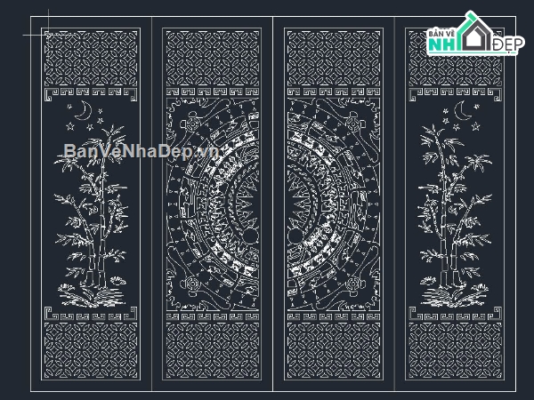 cổng đẹp,cánh cổng đẹp,cổng đẹp 4 cánh