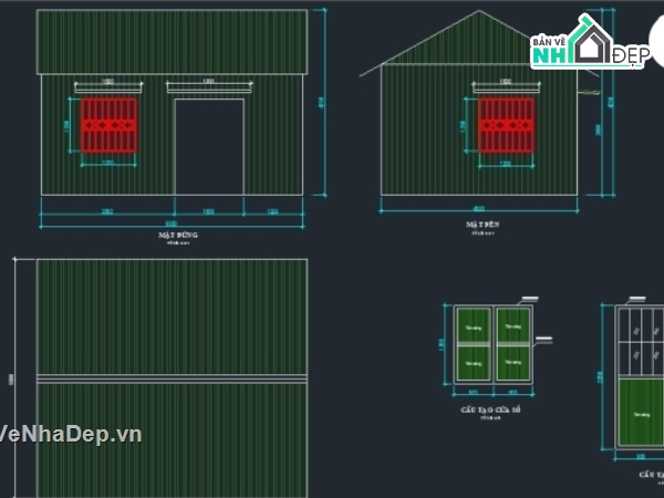 bản vẽ lán trại,lán trại,lán trại công trình,lều trại,lán trại tôn