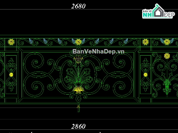 File lan can CNC,CNC lan can,bản vẽ lan can,lan can CNC,File cắt CNC lan can,LAN CAN BIỆT THỰ