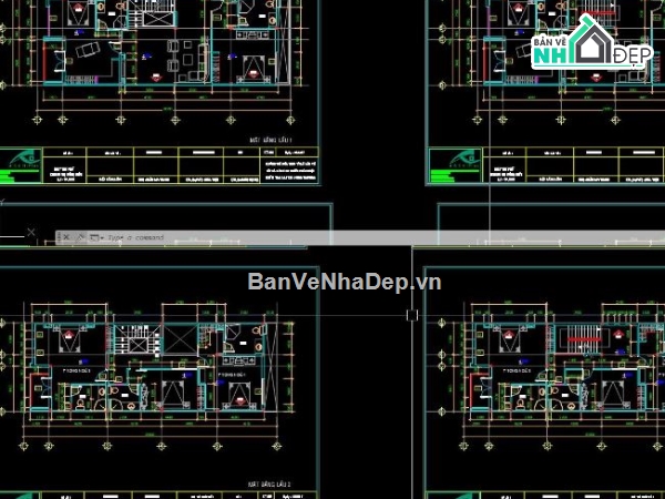 nhà phố 4 tầng,file cad nhà phố 4 tầng,cad nhà phố 4 tầng,autocad nhà phố 4 tầng