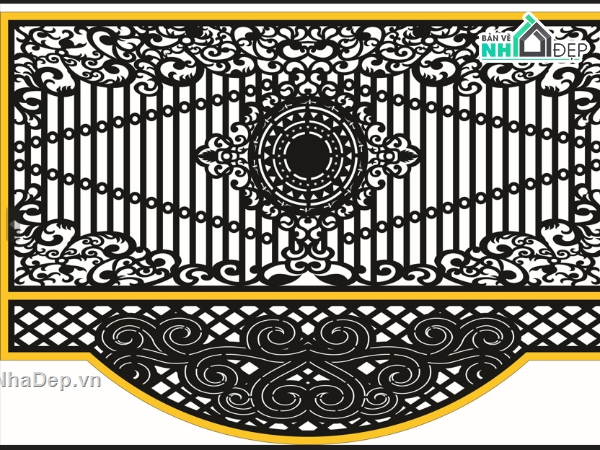 cnc hàng rào,File hàng rào cnc,cad hàng rào cnc,File CNC hàng rào