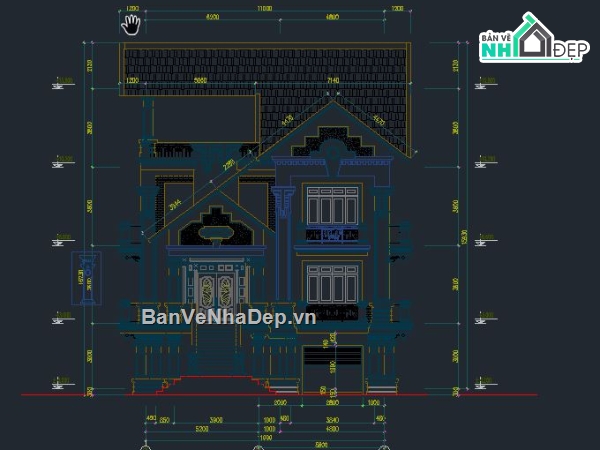 biệt thự 4 tầng,kiến trúc biệt thự,kiến trúc 4 tầng