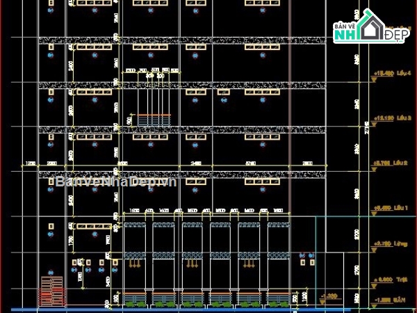 trung tâm thương mại,trung tâm thương mại Đại phát Hàng,kiến trúc trung tâm thương mại,File cad trung tâm thương mại