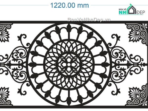 giếng trời cnc,giếng trời,file cnc giếng trời