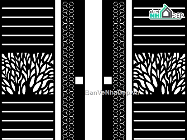 cổng 2 cánh cnc,file cnc cổng 2 cánh,mẫu cnc cổng 2 cánh,cổng 2 cánh cây