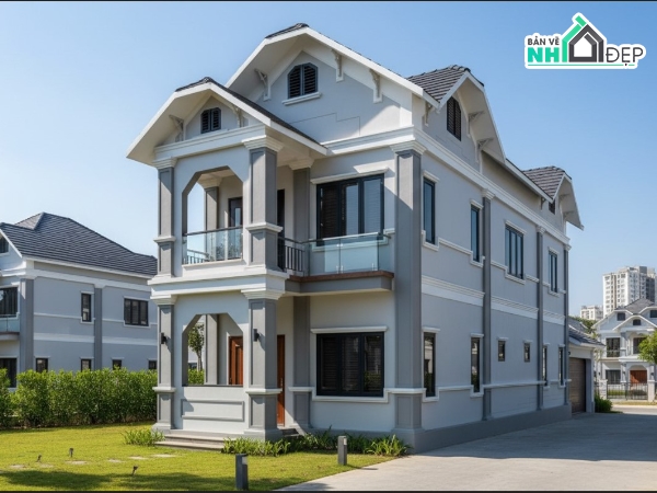 biệt thự mái nhật revit,file revit biệt thự 2 tầng mái nhật,biệt thự 2 tầng mái nhật revit,bản vẽ biệt thự 2 tầng revit